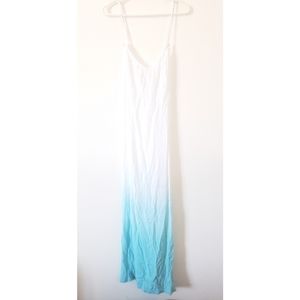 Aerie | Turquoise ombre beach maxi cover dress